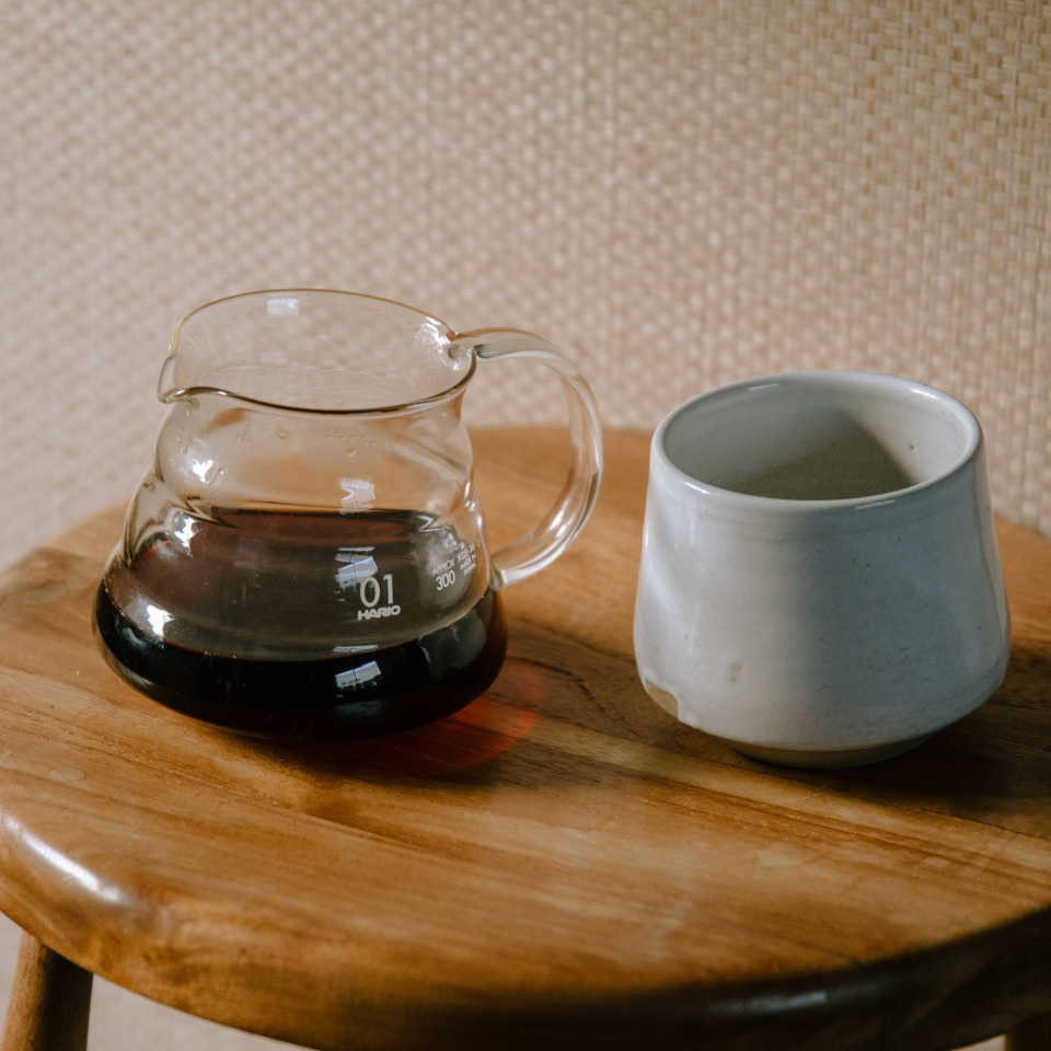 HARIO ハリオ V60 グラスサーバー 600 ml（2-5杯用）