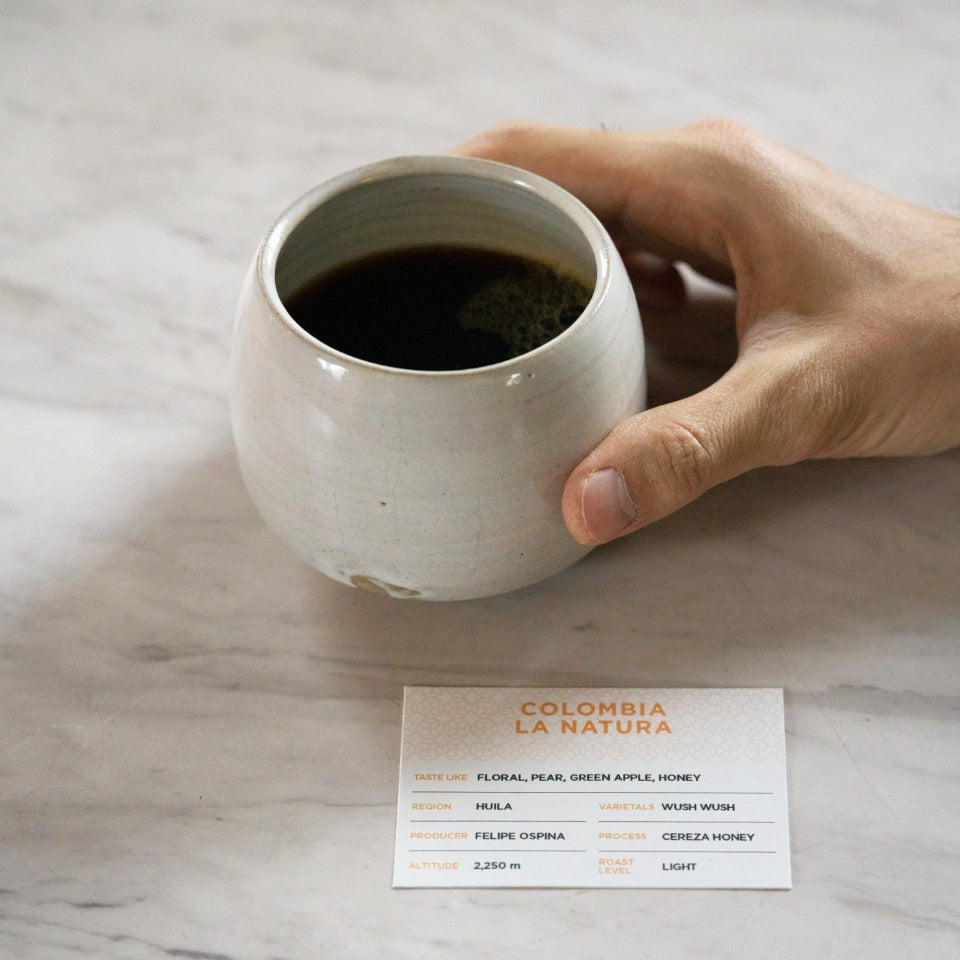 コロンビア ラ・ナチュラ農園 ウシュウシュ セレサ・ハニー