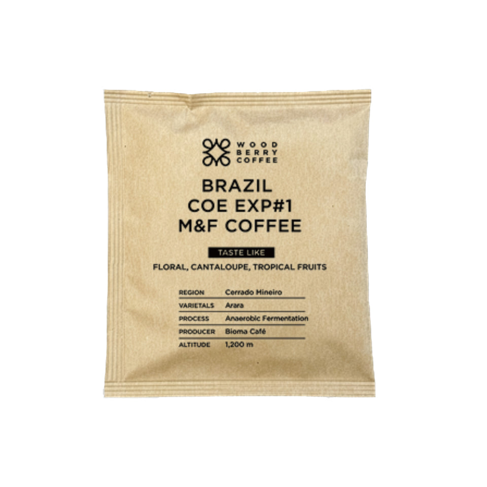 コーヒーバッグ「ブラジル M&F COFFEE アララ アナエロビック ナチュラル」