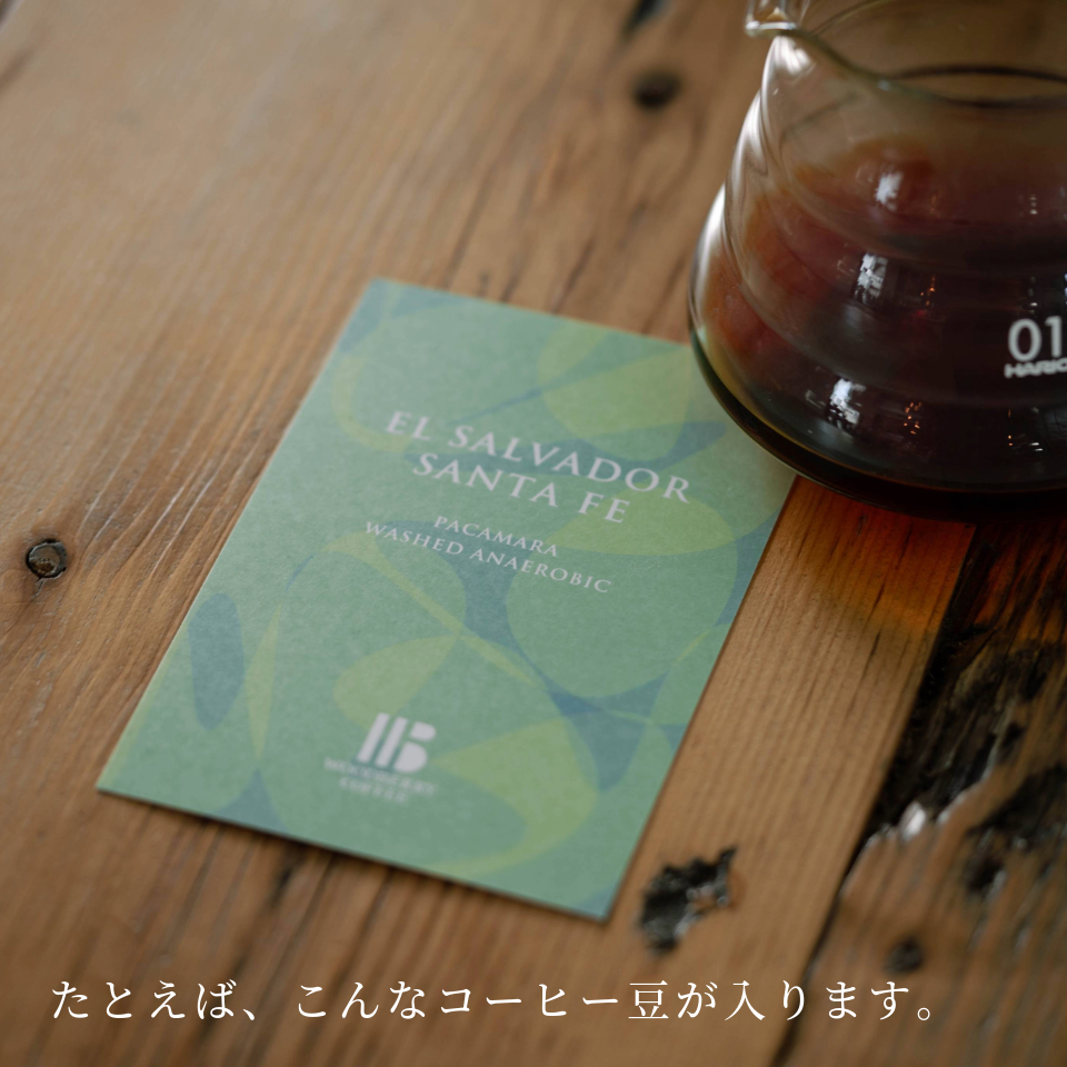 コーヒー豆 ギフトボックス （浅煎り150g × 2種類）