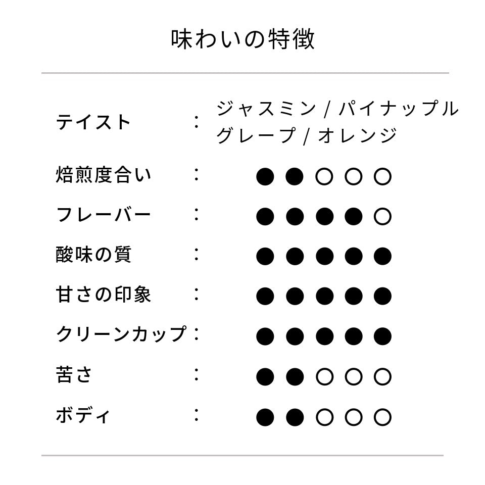 パナマ ジャンソン農園 ゲイシャ アナエロビック ナチュラル